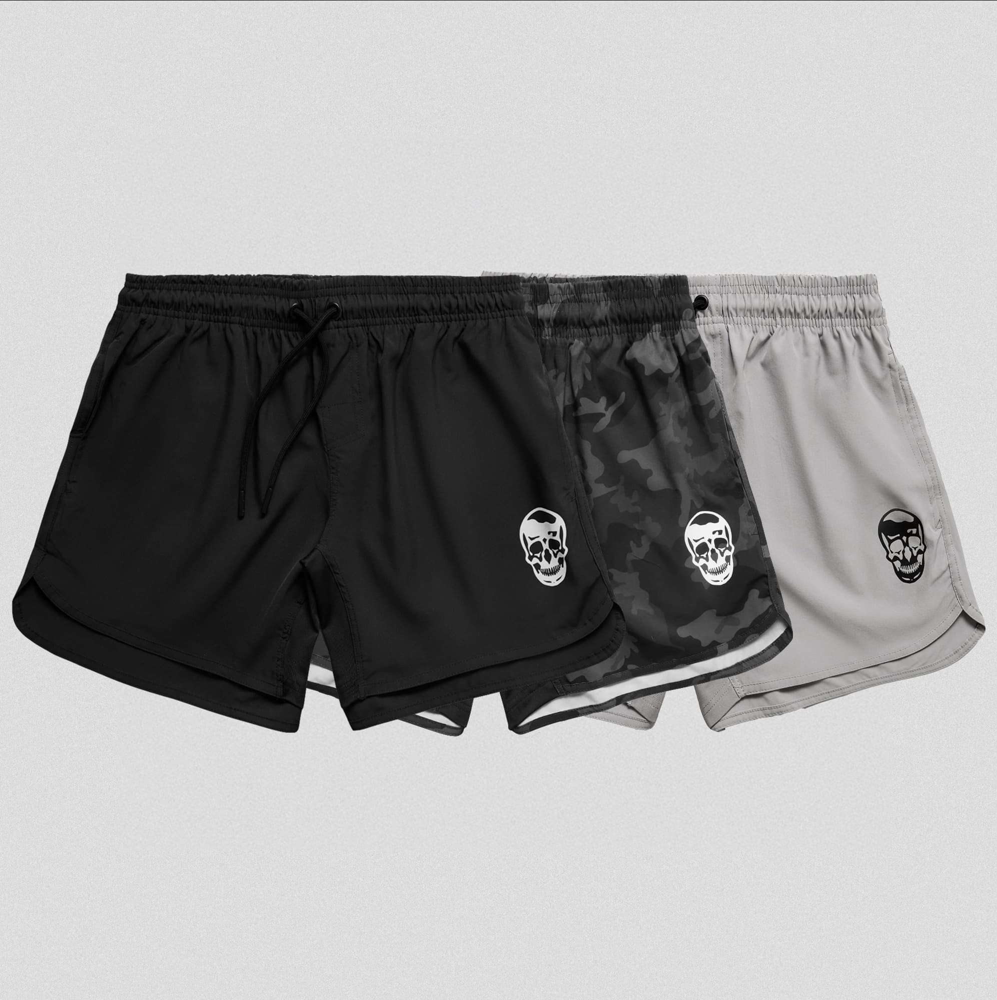 Training Shorts 3-Pack - Black/Midnight Camo/Slate