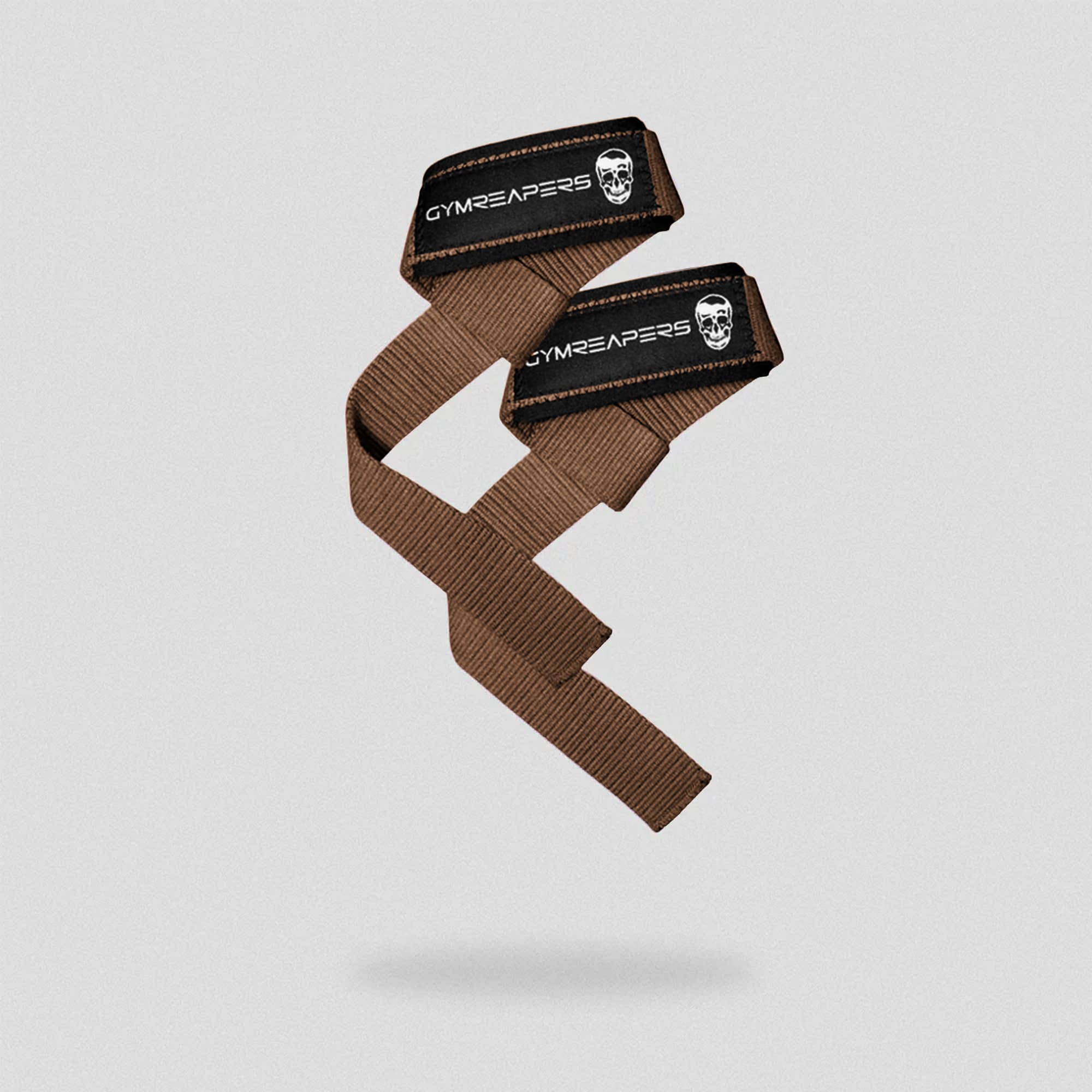 Lifting Straps | Premium Padded Weightlifting Straps - Brown