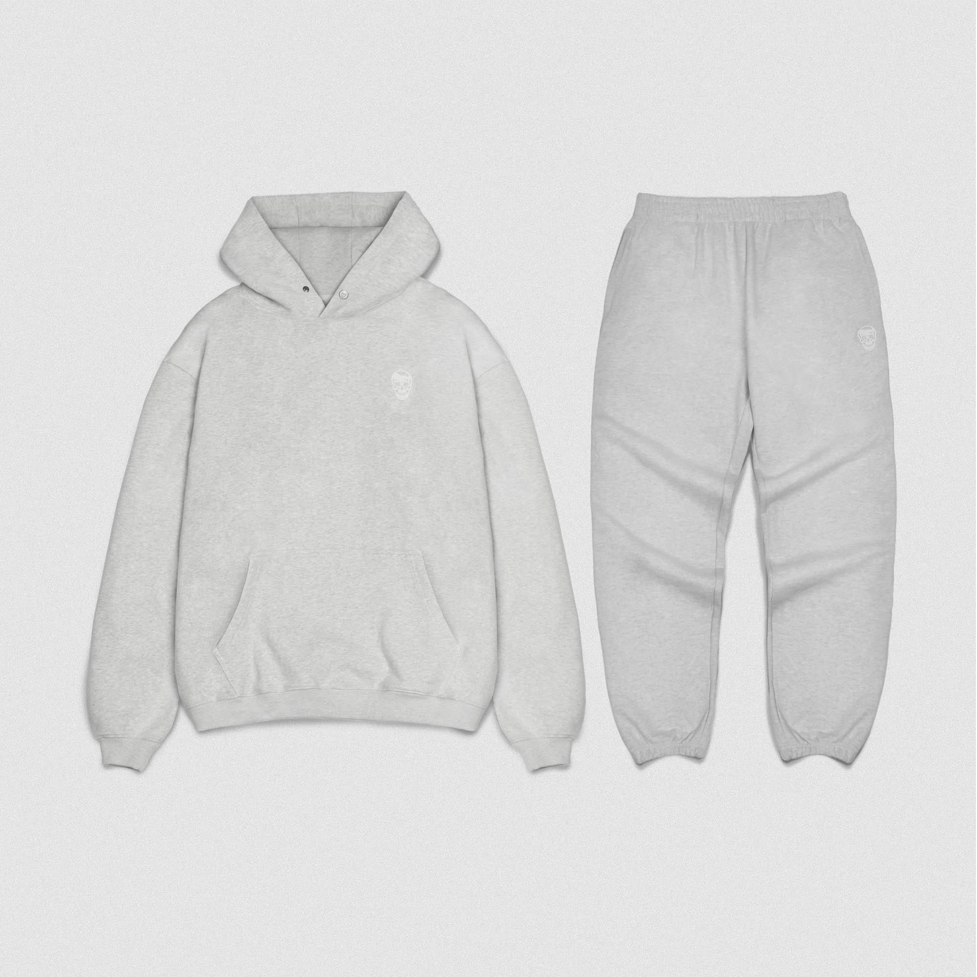 Heavyweight Warm-Up Set - Light Heather Gray