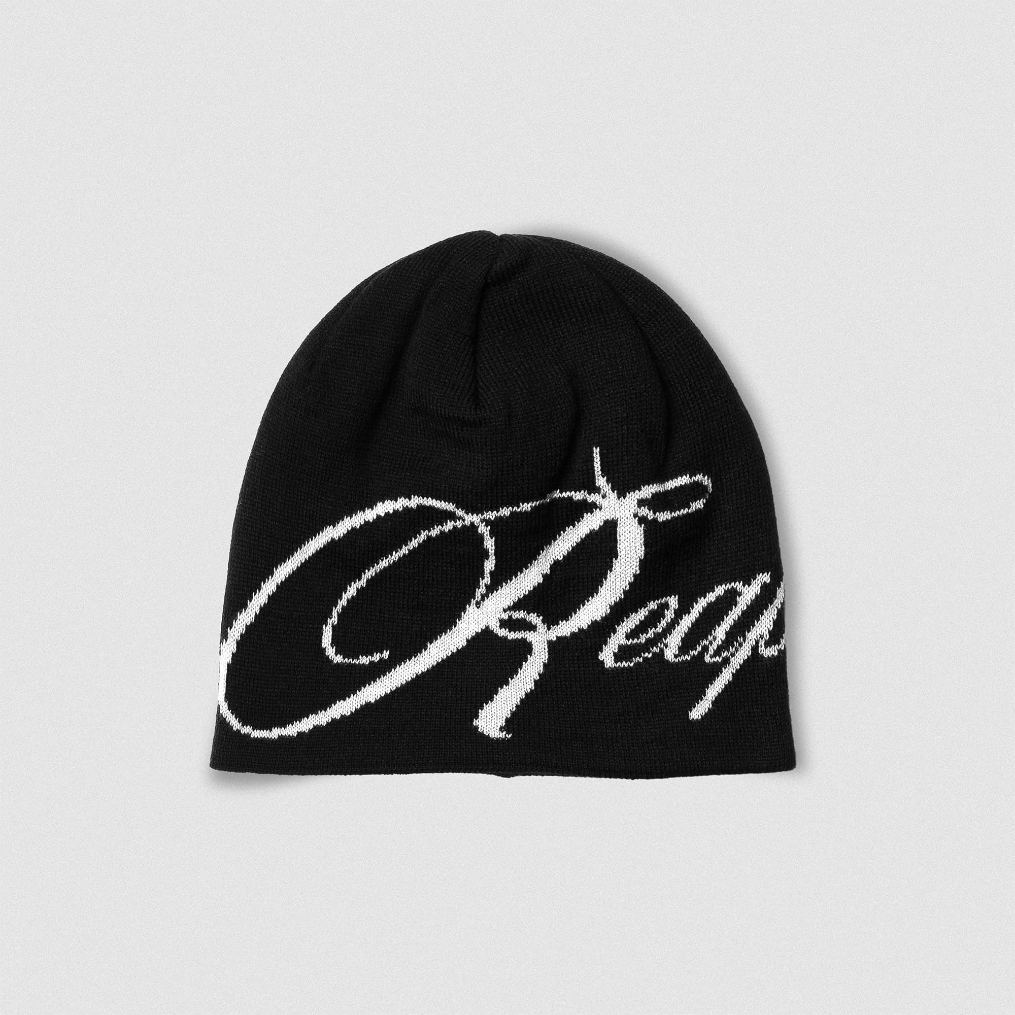 Reapers Skull Cap Beanie - Black/White