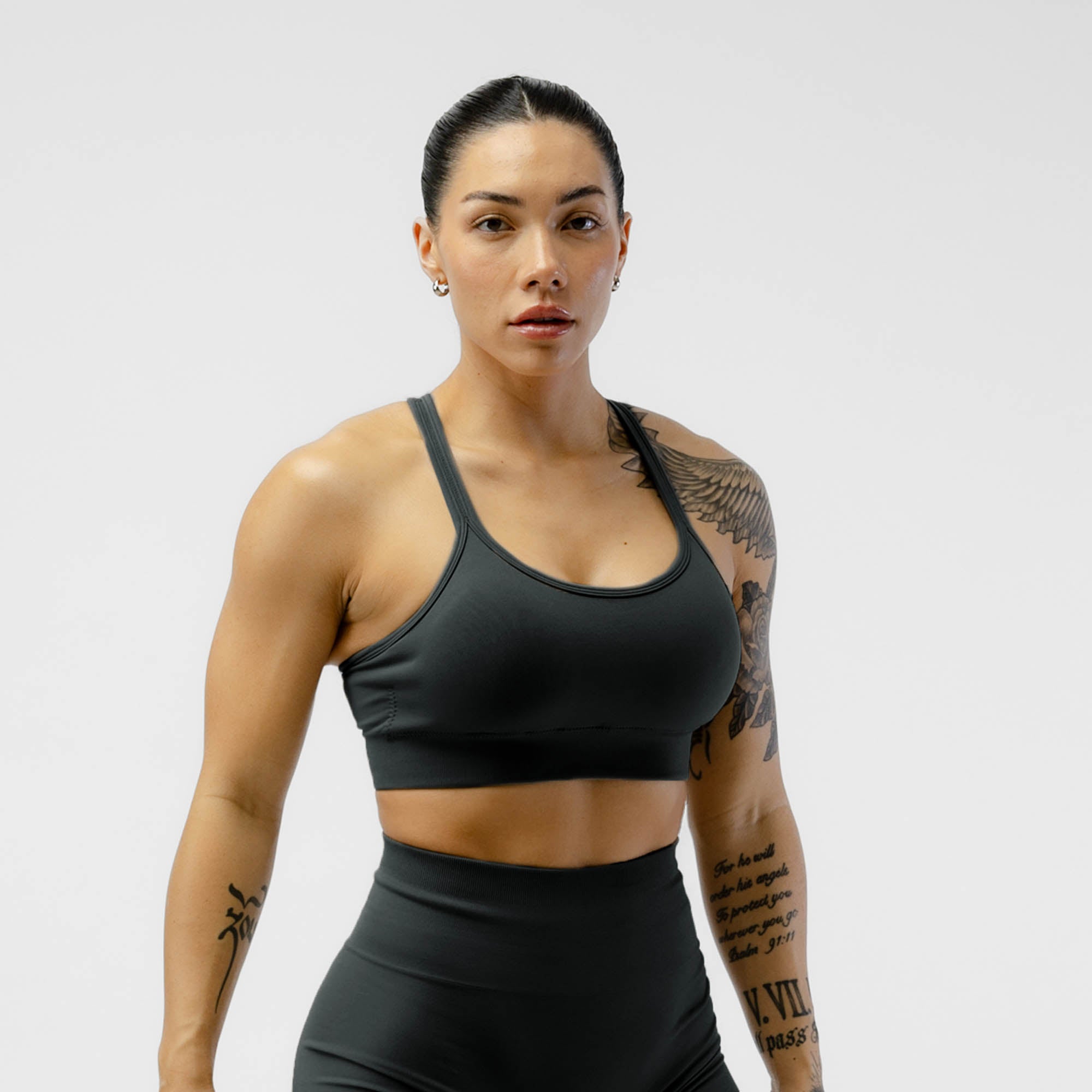 Halo Bra - Charcoal