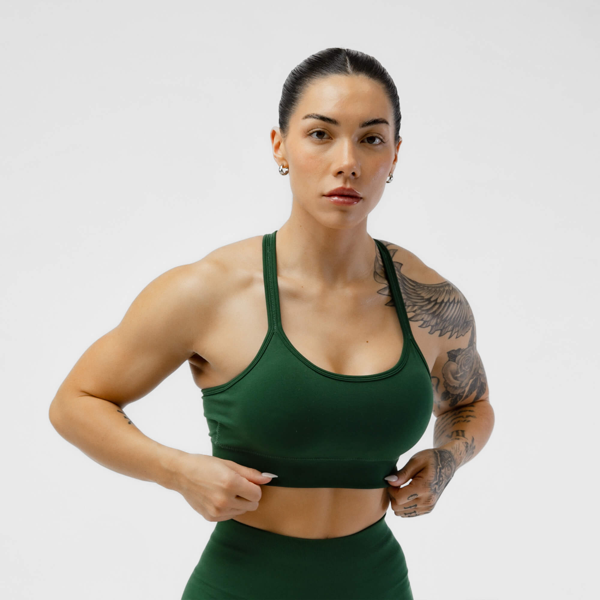 Halo Bra - Evergreen