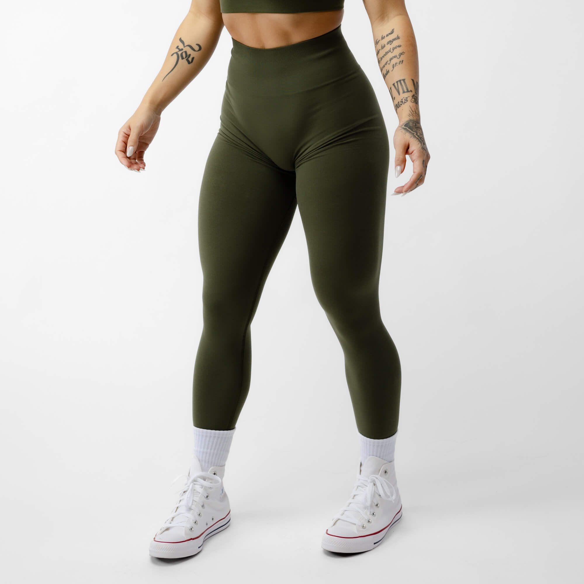 Halo Leggings - Vintage Green